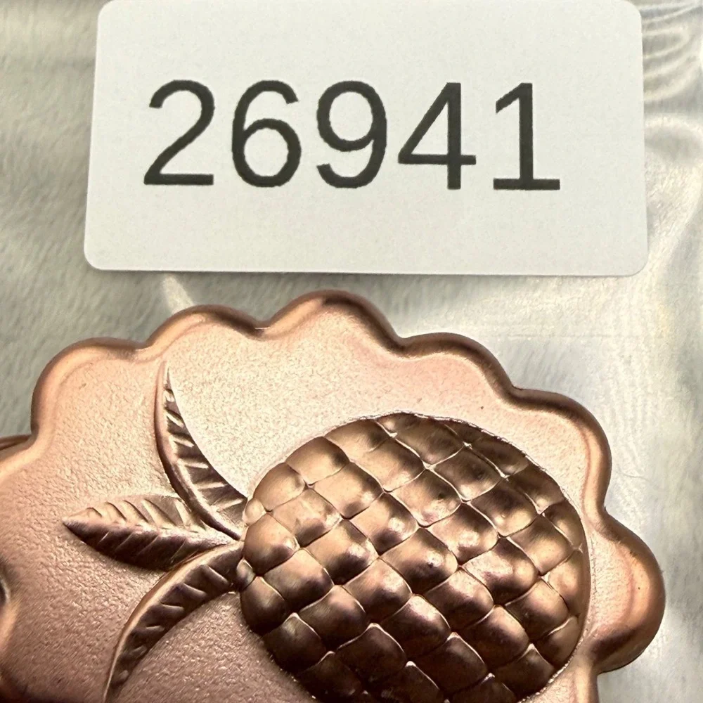 Vintage Pineapple Tart Mold Hanging Miniature Candy‎ Butter Mold